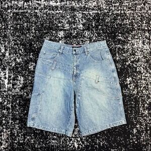 Y2k Baggy Skater Delf Denim Jorts With nice details size 36